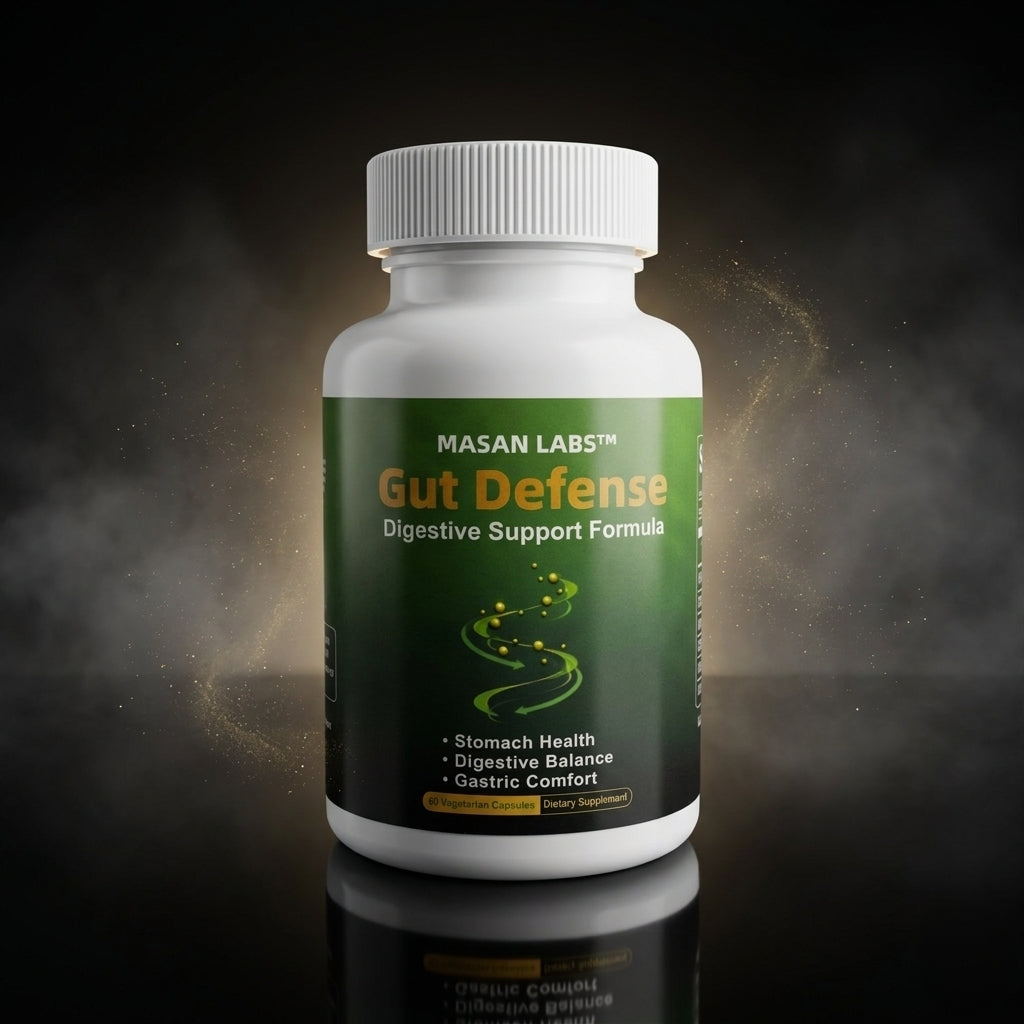 MASAN LABS™ Gut Defense – Digestive Support & Gut Balance Formula (60 Capsules)