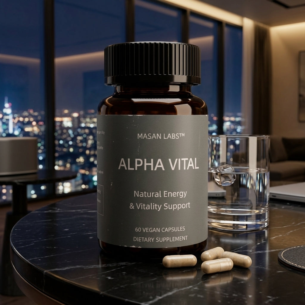 MASAN LABS™ Alpha Vital – Natural Energy & Performance Support (60 Capsules)