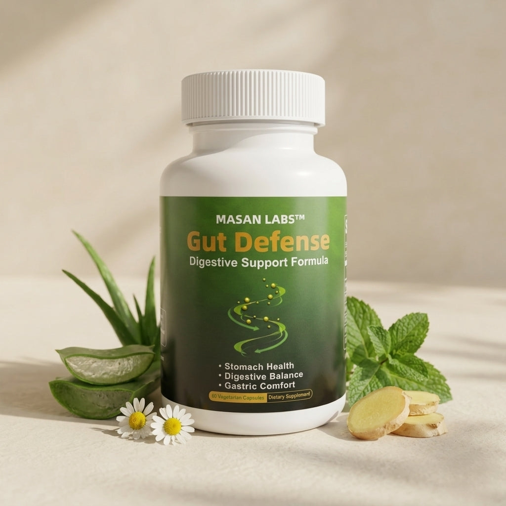 MASAN LABS™ Gut Defense – Digestive Support & Gut Balance Formula (60 Capsules)