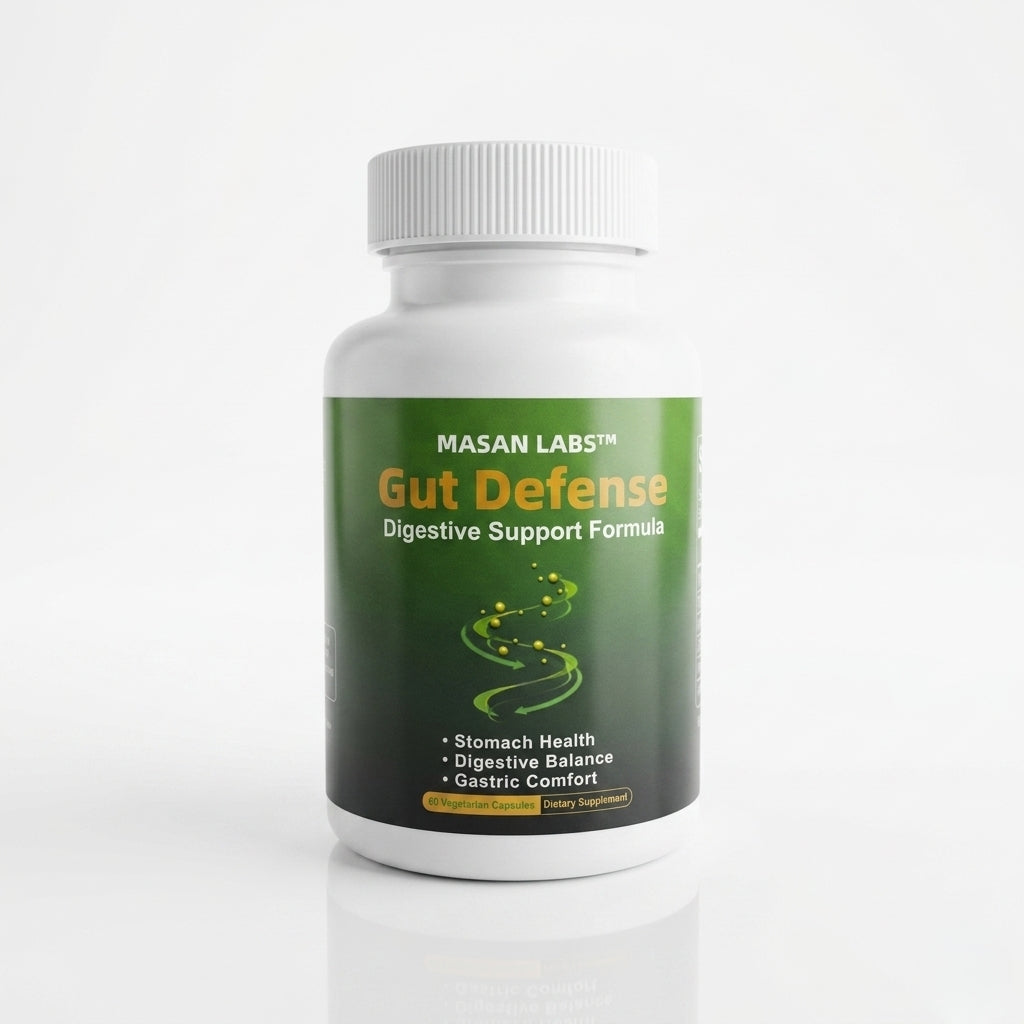 MASAN LABS™ Gut Defense – Digestive Support & Gut Balance Formula (60 Capsules)