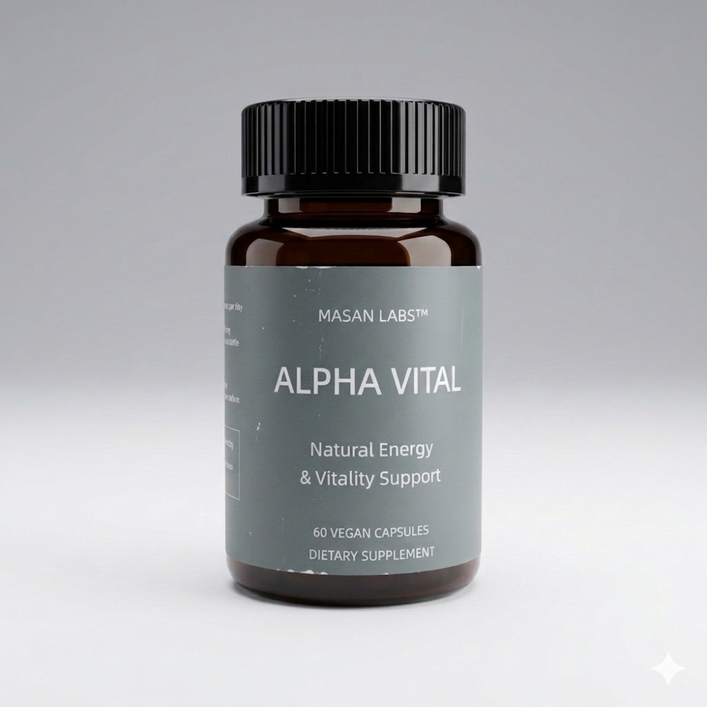 MASAN LABS™ Alpha Vital – Natural Energy & Performance Support (60 Capsules)